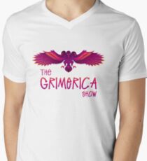 Grimerica Show Art by listener Caley C without Background V-Neck T-Shirt