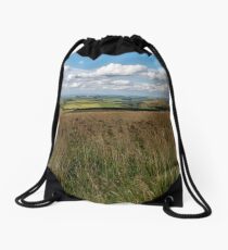 Scotland view from the English borders Drawstring Bag