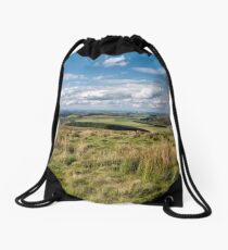 Scotland view from the English borders Drawstring Bag