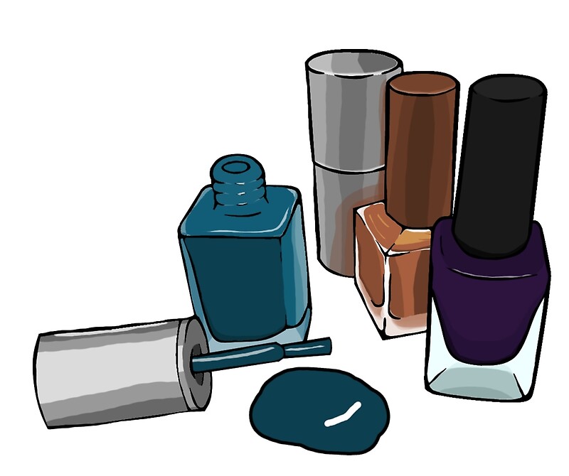 "Nail polish bottle digital drawing " by P Battersby Redbubble