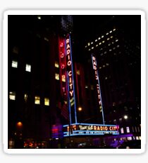Radio City Music Hall Sticker