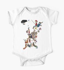 Renaissance Europe National Personification Map One Piece - Short Sleeve