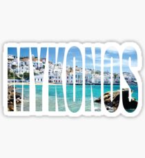 Mykonos Sticker