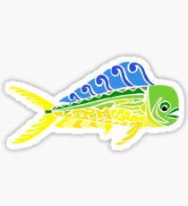 Mani Mahi Tribal Design - Colored Sticker