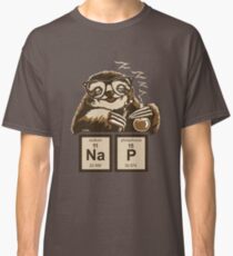 Chemistry sloth discovered nap Classic T-Shirt