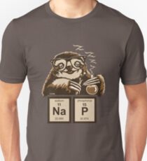 Chemistry sloth discovered nap Unisex T-Shirt