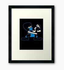 FIGHT! (sub-zero) Framed Print