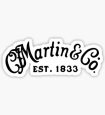 Martin & Co black Sticker