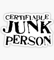 Junk Person Sticker