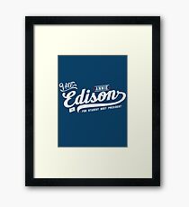 Vote Edison Framed Print