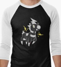 SHOCKINGLY Monochrome! Men's Baseball ¾ T-Shirt