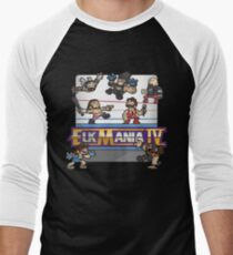 Elkmania 4 Poster Men's Baseball ¾ T-Shirt