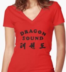 Miami Connection – Dragon Sound Women's Fitted V-Neck T-Shirt