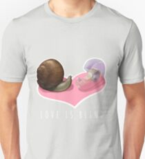 Snail Love is Blind Unisex T-Shirt