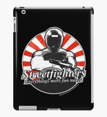 Streetfighters, Everythings More Fun Naked iPad Case/Skin