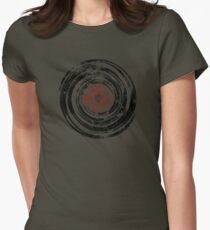 Old Vinyl Records Urban Grunge Women's Fitted T-Shirt