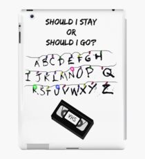 Stranger Things Wall iPad Case/Skin