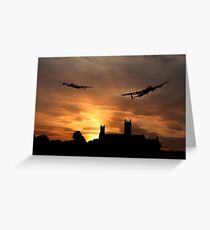 Lincolnshire Lancasters Greeting Card
