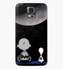 snoopy and charlie night sky Case/Skin for Samsung Galaxy