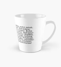 Black coffee, boy! (wide version) Tall Mug