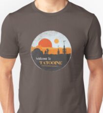 Willkommen auf Tatooine Slim Fit T-Shirt