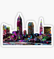 Cleveland graffiti Sticker