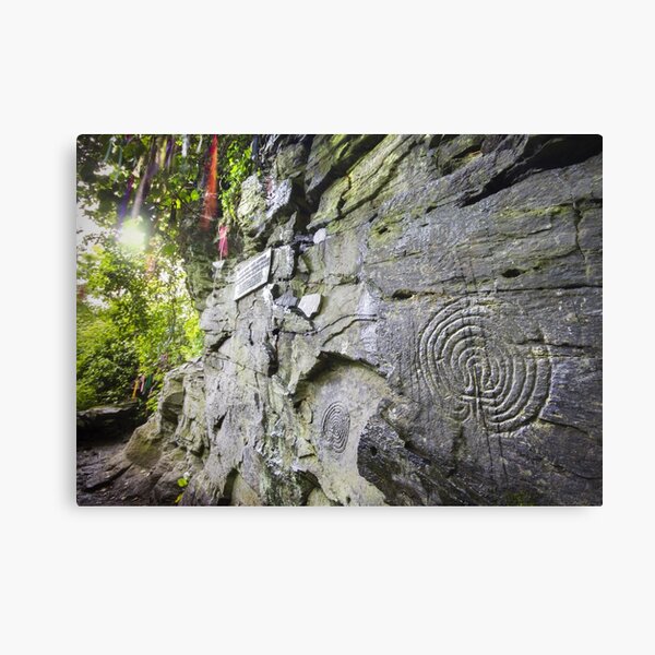 Cornwall : Rocky Valley Labyrinths Canvas Print