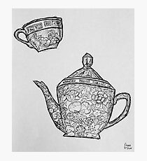 Tea Set Photographic Print