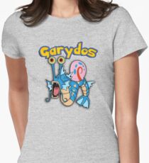 Gary the snail and Gyarados mashup = Garydos Women's Fitted T-Shirt