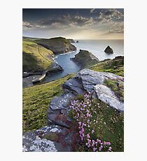 Cornwall : Boscastle Harbour Photographic Print