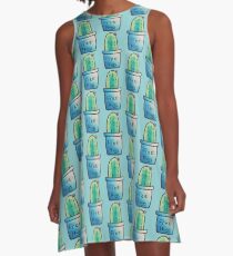 Cactus Just Wants Hugs A-Line Dress