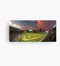 Wrigley Field at Night Canvas Print