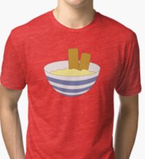 Fish Fingers & Custard Tri-blend T-Shirt