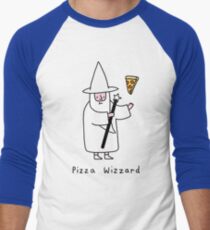 Pizza Wizzard Men's Baseball ¾ T-Shirt