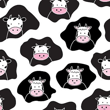 Cute Cow Pattern Animal Print Cow Spots Skin Cow Lover  Art Board Print  for Sale by Team150Designz