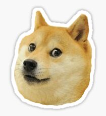 shibe doge face Sticker