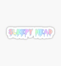 Sleepy Head Sticker