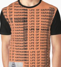 Harambe - The Life of Harambe Graphic T-Shirt