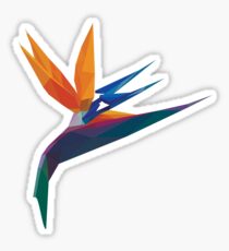 Pegatina Crystal Bird of Paradise