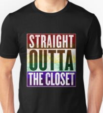 Straight Outta the closet Unisex T-Shirt