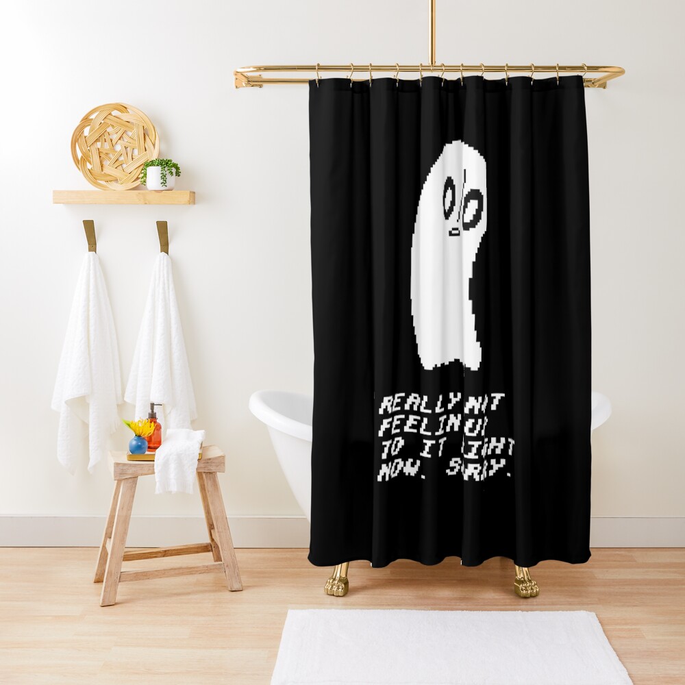 Undertale V Shower Curtain By Masterpetos Redbubble