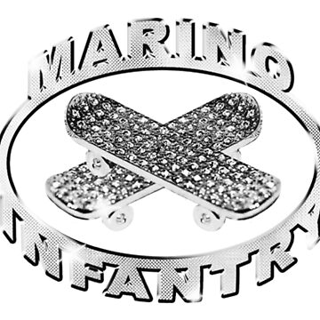 Marino Infantry silver jewelery logo.