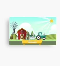 farmers Canvas Print