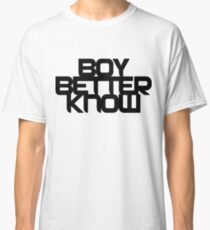 Boy Better Know - Chest Placement (black) Classic T-Shirt