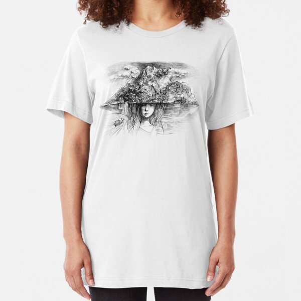 Samothrace - the island of dreams Slim Fit T-Shirt