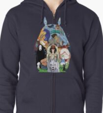 Studio Ghibli Zipped Hoodie
