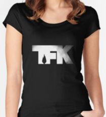 TFK - Smoke Women's Fitted Scoop T-Shirt