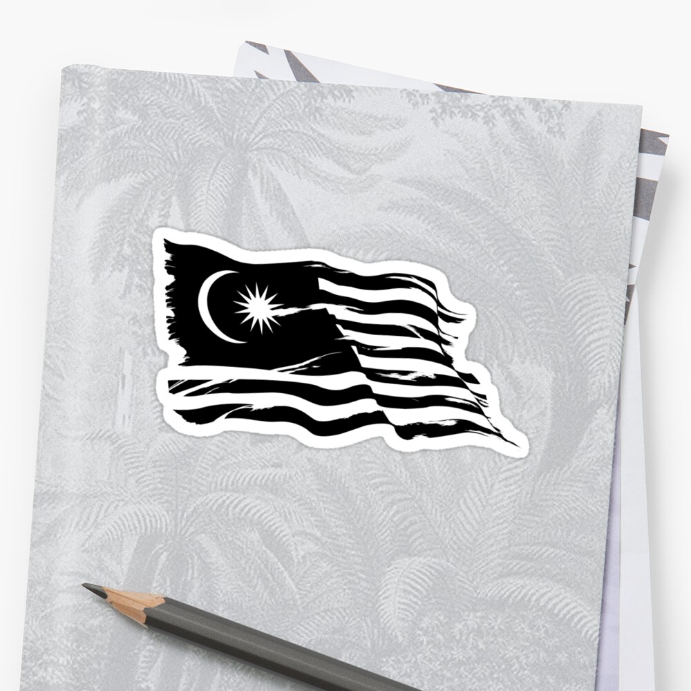 "Jalur Gemilang" Stickers by ARTSHADSTUDIOS | Redbubble