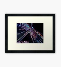 Explore new heights Framed Print