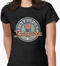 New Dieselpunk Industries Logo Women's Fitted T-Shirt